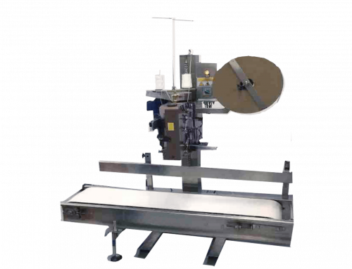 Tap sewing machine for heavy bag